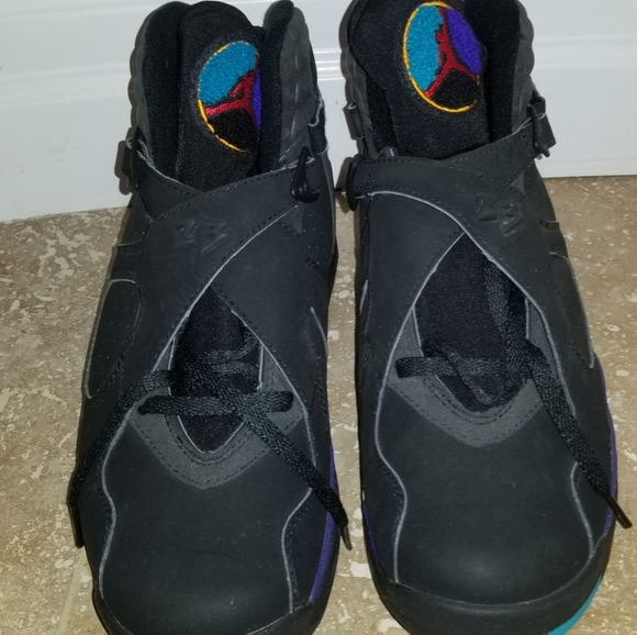 Air Jordan 8 VIII Original Aqua Black size 11 neve - Picture 3 of 7